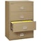 Fireking 4 Drawer, 1 Hr Fire & Impact Rated, 38" Wide Lateral Sand 4-3822-CSA - alternate 2