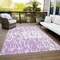 Homeroots 9' X 12' Lavender And Ivory Abstract Washable Indoor Outdoor Area Rug 612681 - alternate 7