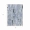 Homeroots 8' X 10' Blue And Gray Striped Washable Indoor Outdoor Area Rug 615515 - alternate 8