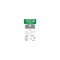 Abco Products 4-Ply Natural Cotton/Rayon Blend Mop Head, Looped End, Wide Band, Large, White, Green Seal Certified 01310 - alternate 2