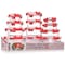 Bakkenmaster Borosilicate Glass Food Storage Containers with Lids, BPA-Free, Airtight and Leak-Proof, Red, 24PK EMPGFCL24RD - alternate 1