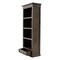 Homeroots 75" Brown and Black Wood Four Tier Bookcase 397666 - alternate 4