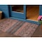 Homeroots 3' X 5' Rust Gray And Salmon Medallion Washable Indoor Outdoor Area Rug 615908 - alternate 1