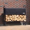 Shelterlogic Firewood Rack-in-a-Box Black Heavy Duty Firewood Rack With Cover 4 Ft. 90401 - alternate 6