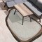 Jonathan Y Wyatt Modern Rustic Abstract Gray/Black 6 ft. x 9 ft. Indoor/Outdoor Shaped Area Rug SHP200C-6 - alternate 3