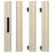 Ritescreen Sliding Screen Door, Left Hand, Almond, PetScreen Mesh, 29.5625 in W x 73.125 in H KD.144EXT-A29-MSPT-H73 0.125 - W29 0.5625-LH - alternate 5