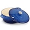 Megachef 6.35 Quart Round Enameled Cast Iron Dutch Oven with Self Basting Lid in Dark Blue MCCI-A28DB - alternate 5