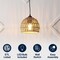 Jonathan Y Campana 8.25" 1-Light Bohemian Modern Woven Rope/Iron LED Pendant, Brown JYL6512E - alternate 5