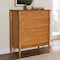 Baxton Studio Lucera Mid-Century Oak Brown Bobbin Wood 4-Drawer Chest 257-14126-ZORO - alternate 6