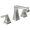 Delta Ashlyn Two Handle Widespread Bathroom Faucet with EZ Anchor 3564-SSMPU-DST - alternate 1