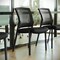 Flash Furniture Commercial Mesh Stackable Side Chair with Steel Frame and Armrests in Black HL-0010W-1-BK-GG - alternate 6