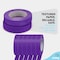 Enday Masking Tape, 1" x 60 Yards, Purple, 6PK 8137-6 - alternate 2