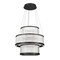 Euf Empra, Chandelier, 3-Light, 35", Matte Black, Clear Crystal 49351-026 - alternate 3