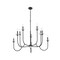 Z-Lite Allistair 10-Light Chandelier, 42 in W, Matte Black 352-10MB - alternate 4