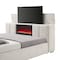 Global Furniture Usa Contemporary Serenity/Emma Crema Queen Bed Group SERENITY/EMMA-CREMA-QBG - alternate 3