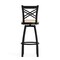 Flash Furniture HERCULES Black  inX in Back Swivel Metal Barstool - Tan Vinyl Seat XU-6F8B-XSWVL-TNV-GG - alternate 4