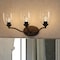 Vaxcel Bellwood 21.75 in 3-Light Traditional Black Bathroom Vanity Fixture, Glass Shade W0519 - alternate 4