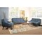 Office Star Products Lounge Seating/Davenport Mid-Century Loveseat, Navy SL4422R-MC3 - alternate 2