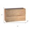 Homeroots 32" Oak Wood Freestanding Bathroom Vanity With White Sink And Two Drawers 627469 - alternate 5