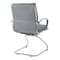 Office Star Products SPX Guest Faux Leather Chair, Charcoal Grey SPX23595C-U42 - alternate 4