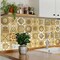 Homeroots 12" X 12" Vintage Beige and White Peel and Stick Removable Tiles 556405 - alternate 4