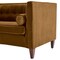 Homeroots Ginger Velvet Upholstered Sofa with Bolster Pillows 473450 - alternate 2