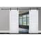 Sartodoors Sturdy Double Barn Door White 72x84 (2* 36x84) Solid Core Modern Interior VEREGIO7411DB-WS-7284 - alternate 1