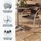 Flash Furniture Square Table Set, Aluminum, Plastic, Rattan, Stainless Steel, Grey TLH-ALUM-28SQ-020CHR4-GG - alternate 6