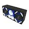 Deejay Led Loaded Box w/Two Despacito Heavy Duty 6-in Woofers One Horn and w/Two Bullet Tweeters BLUE TBH6BLUE - alternate 4