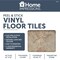 Home Impressions Travertine 12''x12'' Vinyl Floor Tile, 45 Sq. Ft./Box KC91810 - alternate 3