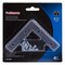 Prosource Corner Brace, 3-1/2 in L, 3-1/2 in W, 5/8 in H, Steel, Zinc-Plated, 1.8 mm Thick Material FC-Z035-C4PS - alternate 2