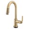 Brizo Litze Smarttouch Pull-Down Prep Faucet with Arc Spout, Industrial Handle Luxe Gold 64944LF-GL - alternate 2