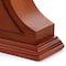 Bedford Clock Collection Mahogany Cherry Mantel Clock with Chimes BED-FERN - alternate 8