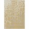 Homeroots 9' X 12' Gold And Beige Abstract Washable Indoor Outdoor Area Rug 601126 - alternate 8