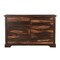 Homeroots 60" Dark Brown Solid Wood Six Drawer Dresser 521231 - alternate 1