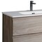 Homeroots 36" Natural Wood Freestanding Bathroom Vanity With White Sink And Two Drawers 627479 - alternate 4