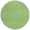 Homeroots 8' Green And Ivory Round Geometric Washable Indoor Outdoor Area Rug 602367 - alternate 6