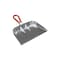 Harper Heavy-Duty Aluminum Dustpan, 17 In. Wide Silver H485 - alternate 2