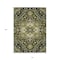 Homeroots 10' X 14' Olive Green Ivory And Brown Oriental Washable Indoor Outdoor Area Rug 600179 - alternate 5