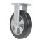 Vestil Rubber Rigid Caster 8 In. Diameter x 2 In. Width 881 Lb. Capacity Black/Gold CST-VE-8X2MRA-R - alternate 8