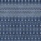 Homeroots 10' X 14' Navy Blue And Denim Blue Tribal Washable Indoor Outdoor Area Rug 582577 - alternate 5