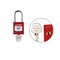 Brady Padlock Plastic RED 1.5in Stl KeyCode37 SDPL-RED-38ST-037 - alternate 1