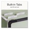 Pendaflex Ready-Tab Reinforced Hanging File Folders, Letter Size, 1/3-Cut Tabs, Sage Green, 20PK 1009463 - alternate 3