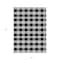 Homeroots 8' X 10' Black Gray And Ivory Plaid Washable Indoor Outdoor Area Rug 595466 - alternate 3