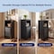Happimess Serene 27.5"H Handcrafted Acacia Wood Bathroom Freestanding Floor Bathroom Storage Cabinet w/Louver SHF2001C - alternate 6