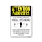 Signmission Public Safety Sign, Park Users Practice Social Distancing, 10in X 7in Decal, OS-NS-D-710-25412 OS-NS-D-710-25412 - alternate 1