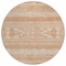 Homeroots 8' Copper And Ivory Round Southwestern Washable Indoor Outdoor Area Rug 582820 - alternate 5