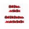 Tekton Phillips and Slotted Screwdriver Set w/Red Modular Organizers-4in Shanks, 14pc (#0-#4, 3-14mm) DWZ90117 - alternate 5