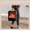 Edendirect 9.5 in. Freestanding Portable Space Heater Electric Fireplace in Brown, 3D Flame, Remote, 24H Timer ZR-TPL-E5-C - alternate 6