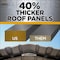 Arrow 20 x 29 x 7 ft Eggshell Carport CPH202907 - alternate 12